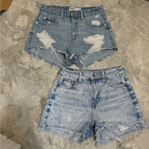 Denim shorts